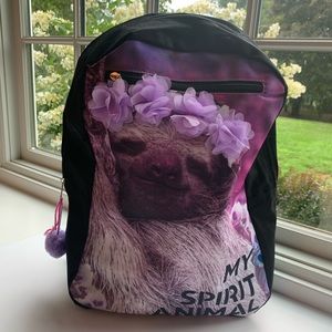Sloth “Spirit Animal” Backpack NWOT
